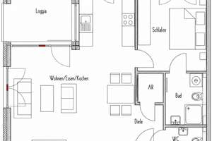 Jetzt profitieren: 1. Monat kaltmietfrei! Moderne 2-Zimmer-Wohnung mit Loggia in Trier-Feyen – Charles-Mannay-Straße 43, 54294 Feyen/Weismark, Trier – Vorschaubild 7