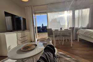 Sanierte 1,5-Zi.-Gartenwohnung, voll möbliert, Terrasse, Homeoffice & Stellplatz optional