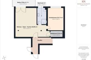 Moderne 2-Zimmer-Wohnung mit Balkon und hochwertiger Ausstattung – Die vollständige Adresse der Immobilie erhältst du vom Anbieter., 66130 Brebach-Fechingen, Saarbrücken – Vorschaubild 10