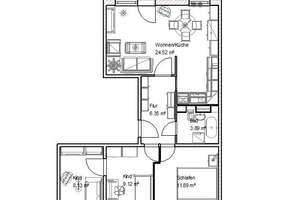 Komfortable kleine 4-Raum-Wohnung! – Werner-Seelenbinder-Straße 2, 39118 Reform, Magdeburg – Vorschaubild 2