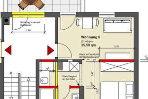 Hochwertige, frisch sanierte, voll möblierte Wohnung zentrumsnah zu vermieten – Annastraße 14, 97072 Altstadt, Würzburg – Vorschaubild 28
