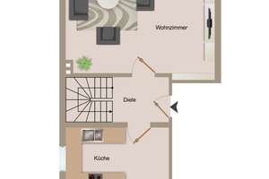 Gepflegte Maisonettewohnung mit schöner Terrasse und Garage – Die vollständige Adresse der Immobilie erhältst du vom Anbieter., 57080 Eisern, Siegen – Vorschaubild 13