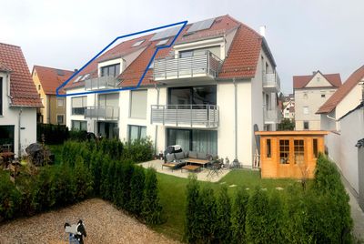 3 Zi Maisonette Penthouse mit Einbauküche WHG10
