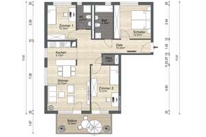 Komfortabel, familienfreundlich und neuwertig: Attraktive 4-Zimmer-Wohnung mit Balkon und TG-Stellpl – Die vollständige Adresse der Immobilie erhältst du vom Anbieter., 90431 Höfen, Nürnberg – Vorschaubild 14