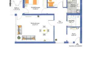 Voll ausgestattete 2,5-Zimmer-Wohnung im Herzen von Bremen-Schwachhausen inkl. Tiefgaragenstellplatz – Die vollständige Adresse der Immobilie erhältst du vom Anbieter., 28211 Gete, Bremen – Vorschaubild 17
