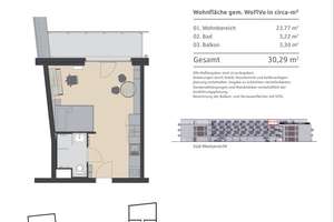 Möblierte Wohnung (WHG 169) in begehrter Lage: Ideal für Singles und Studenten! – Paul-Ehrlich-Straße 2a, 23562 Sankt Jürgen, Lübeck – Vorschaubild 7
