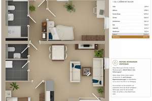 Hochwertige 3-Zimmer-Neubauwohnung mit großzügigem Balkon – Die vollständige Adresse der Immobilie erhältst du vom Anbieter., 79423 Heitersheim – Vorschaubild 9