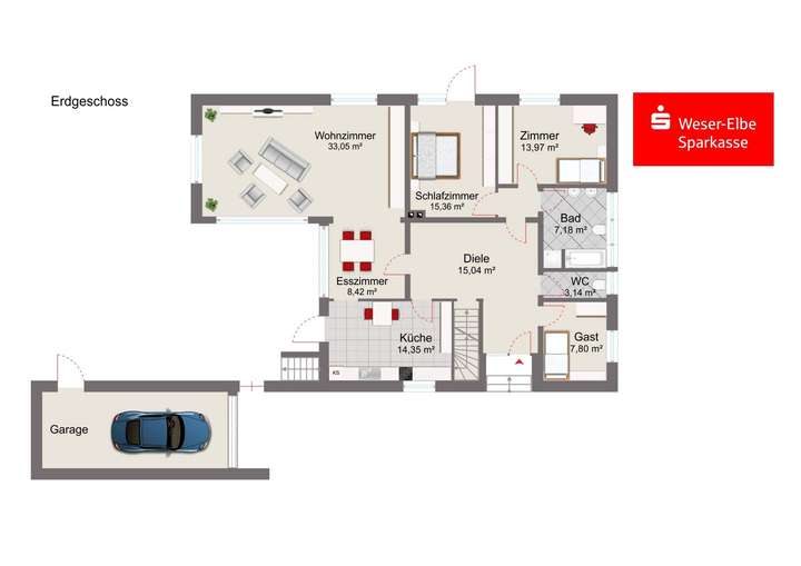 Grundriss Erdgeschoss