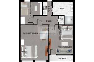 Modernisierte Citywohnung, Ideal zum Einziehen oder Investieren – Die vollständige Adresse der Immobilie erhältst du vom Anbieter., 51373 Wiesdorf, Leverkusen – Vorschaubild 3