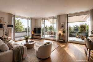 Licht. Luft. Luxus. Penthouse mit traumhafter Dachterrasse – Die vollständige Adresse der Immobilie erhältst du vom Anbieter., 81671 Ramersdorf, München – Vorschaubild 1