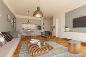 * Top Erstbezugswohnung mit Balkon & Duschbad * Neubau * Einbauküche möglich – 4107 Zentrum-Südost, Leipzig – Vorschaubild 2