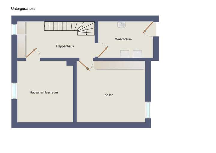 Grundriss Untergeschoss