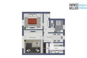 Charmante 2,5-Zimmer-Wohnung im Steinbachtal – 97082 Steinbachtal, Würzburg – Vorschaubild 17