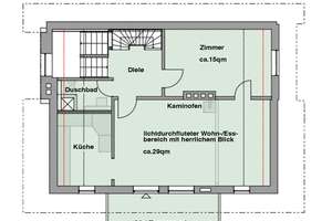 Die Tür zu einem charmanten Schlößchen im Blankeneser Treppenviertel  – Die vollständige Adresse der Immobilie erhältst du vom Anbieter., 22587 Blankenese, Hamburg – Vorschaubild 25