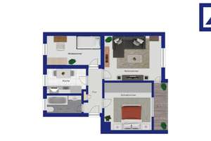 Für Eigennutzer & Kapitalanleger: Helle 3-Zimmer-Wohnung mit Balkon und viel Gestaltungspotenzial – 60435 Eckenheim, Frankfurt am Main – Vorschaubild 15