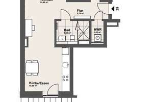 KRONSRODE | NEUBAU | Moderne 2-Zimmer-Wohnung mit Terrasse und Einbauküche (optional) – Rosalind-Franklin-Allee  22, 30539 Bemerode, Hannover – Vorschaubild 12