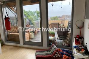 Tauschwohnung: Großzügige Wohnung mit Dachterrasse