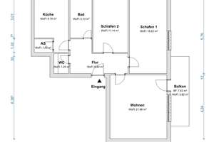 Renovierte, moderne 3 Zimmer Wohnung in Hemelingen – Osternadel 54, 28309 Hemelingen (Ortsteil), Bremen – Vorschaubild 13