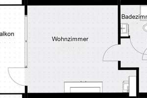 Sonniges Appartement mit großem Balkon – Aufzug – Küche – neues Bad in St. Johannis – Fleischmannstraße 26, 90419 Sandberg, Nürnberg – Vorschaubild 6