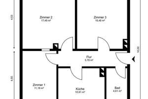 Sofort bezugsfrei: 3-Zimmer-Wohnung nahe Ostsee & Boltenhagen. – Die vollständige Adresse der Immobilie erhältst du vom Anbieter., 23948 Klütz – Vorschaubild 8