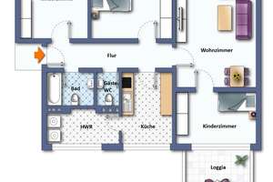 0 % Käuferprovision! Wunderbare 4-Zimmer-Wohnung mit 2 Loggien nahe des Sodenmattsees! – Die vollständige Adresse der Immobilie erhältst du vom Anbieter., 28259 Sodenmatt, Bremen – Vorschaubild 21