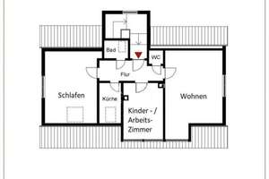 Sonnige 3 Zimmer DG-Whg.m.Stellplatz und Einbauküche in Stammheim ruhige Straße – 70439 Stammheim-Mitte, Stuttgart – Vorschaubild 11
