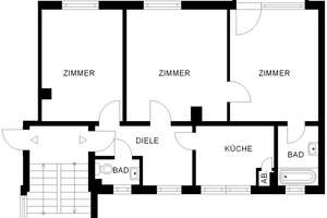 3-Zimmer Wohnung in Gerthe – Fischerstraße 57, 44805 Gerthe, Bochum – Vorschaubild 3