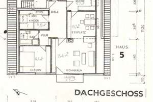ruhige Dachgeschoss Wohnung mit großen West-Giebelfenster – knappenweg 51, 70569 Dachswald, Stuttgart – Vorschaubild 7