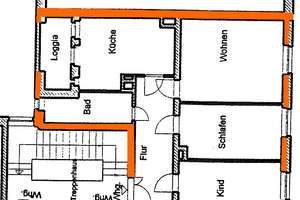 Gohlis Kirschbergstraße: 3 helle Zimmer, Loggia, Blick ins Grüne, Tageslichtbad – Kirschbergstraße 82, 4155 Gohlis-Süd, Leipzig – Vorschaubild 12