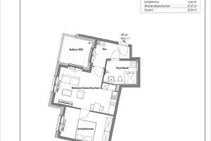Helle 2‑Zimmer‑Wohnung mit offenem Wohn‑/Essbereich & Balkon – Niehler Straße 346-348, 50735 Niehl, Köln – Vorschaubild 7
