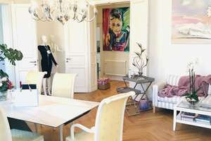 Belle Etage Möblierte 3-Zimmer Wohnung im 2. OG mit Balkon in Wiesbaden-Südost – Kaiser-Friedrich-Ring 69, 65185 Südost, Wiesbaden – Vorschaubild 2