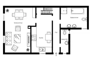 Renovierte kl. Doppelhaushälfte mit großem, gepflegtem Garten, Garage und Gartenhaus! – Kirschenweg 0, 86169 Augsburg – Vorschaubild 14
