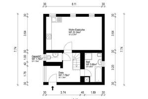 Zwei Häuser, ein Grundstück – vielseitiges Zweifamilienhaus mit großem Garten in Langgöns – 35428 Langgöns – Vorschaubild 23