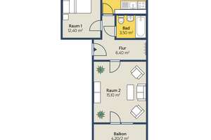 Wohnung in Leipzig – Schwantesstr. 23, 4347 Schönefeld-Ost, Leipzig – Vorschaubild 7