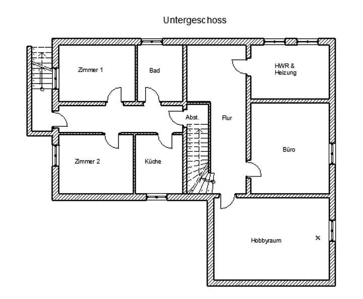 Grundriss Untergeschoss