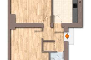 * 2 Zimmer mit Balkon in ruhiger Anliegerstraße in Berlin - Steglitz * – Die vollständige Adresse der Immobilie erhältst du vom Anbieter., 12167 Steglitz, Berlin – Vorschaubild 9