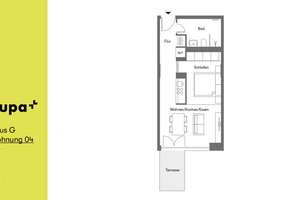 1,5-Zimmer-Apartment mit privatem Garten und hochwertiger Einbauküche im Kupa-Wohnquartier – Josef-Felder-Str. 15, 81241 Am Westbad, München – Vorschaubild 2