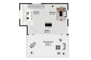 Garten oder Dachterrasse? - Beides! Exklusives ZFH mit Alpenblick vor den Toren Münchens – Die vollständige Adresse der Immobilie erhältst du vom Anbieter., 85386 Eching – Vorschaubild 39