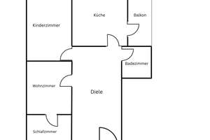 Charmante 3-Zimmer-Dachgeschosswohnung mit Balkon - zentral und ruhig in Hagen gelegen – Die vollständige Adresse der Immobilie erhältst du vom Anbieter., 58095 Mittelstadt, Hagen – Vorschaubild 12