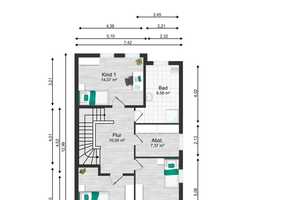 Familienfreundliches Neubau Reiheneckhaus mit großem Garten und hoher Energieeffizienz – Coesfeld (Kreis) – Vorschaubild 10
