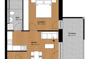 Alltagstaugliche 2-Zimmer-Wohnung mit Erstbezug in Ulm – Lämmerbergweg 5, 89081 Mähringen, Ulm – Vorschaubild 3