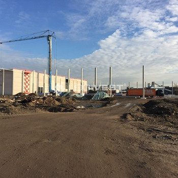 Projektierter Neubau einer Lager- und Logistikhalle nahe der A9