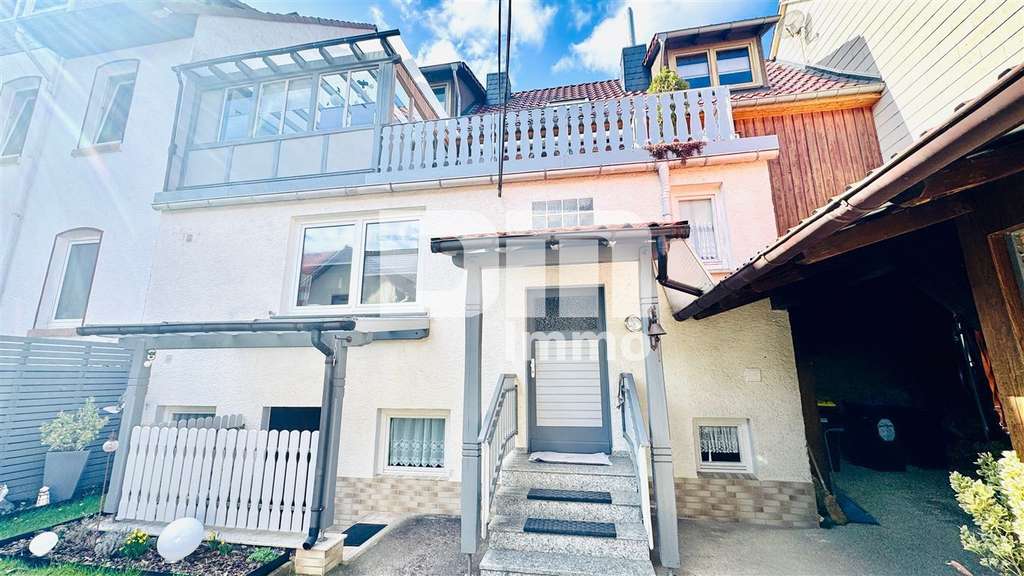 Immobilie in Waldkappel - Wohnensemble mit Platz für Visionen: Saniertes Fachwerkhaus / Scheune + Halle mit Paddock - Bild 2