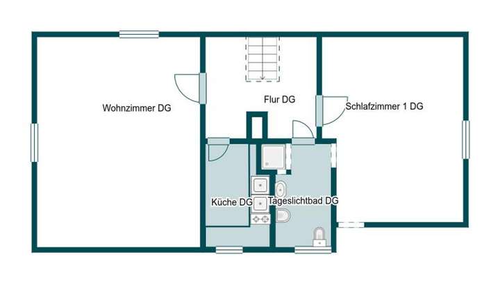 Grundriss Skizze 1.OG