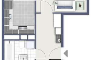 3-Raumwohnung mit Südbalkon und Wanne – Irkutsker Straße 37, 9119 Kappel, Chemnitz – Vorschaubild 3