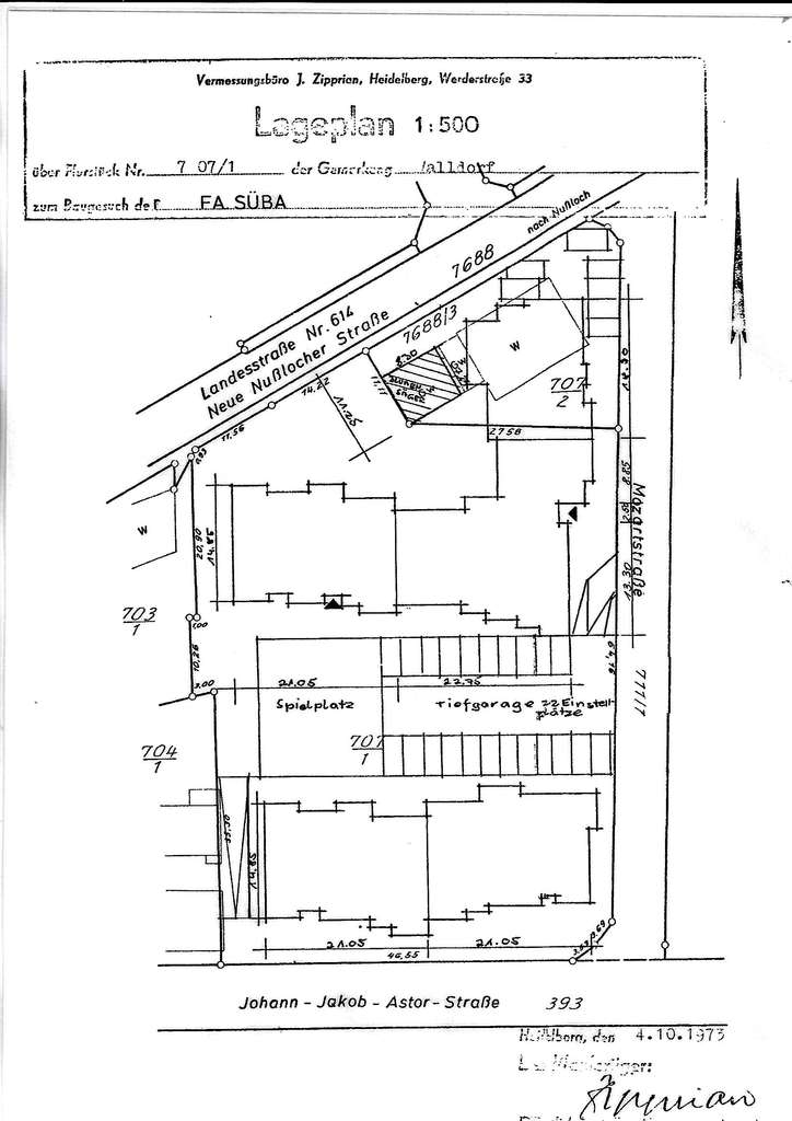 Immobilie in Walldorf - Im Herzen von Walldorf - Freie 3 ZKB-Wohnung inkl. TG - Bild 1