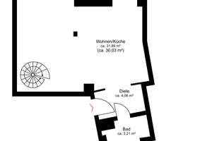 Charmante 2-Zimmer-Maisonettewohnung mit Altbauflair und ruhiger Lage in der Maxvorstadt – Die vollständige Adresse der Immobilie erhältst du vom Anbieter., 80335 St. Benno, München – Vorschaubild 16
