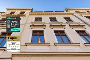 Hochwertig sanierte 3-Raumwohnung in Gohlis-Süd |Exklusive Bäder| Parkett | Stuck | Balkon – Die vollständige Adresse der Immobilie erhältst du vom Anbieter., 4155 Gohlis-Süd, Leipzig – Vorschaubild 1