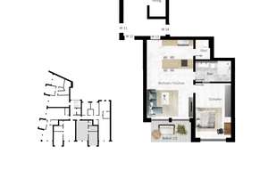 Moderne 2-Zimmer Wohnung mit Balkon und Einbauküche – Nelkenstr. 30, 42283 Barmen, Wuppertal – Vorschaubild 13