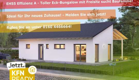 Bild von 🏗️🏡 Tolles Bungalow-Konzept mit Freisitz 💚 als Effizienzhaus mit Eigenleistung!